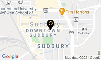 Pandemonium Salon in Sudbury map