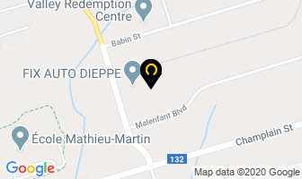 Paneltech Exteriors Inc in Dieppe map