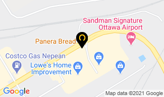 Panera Bread in Guelph map