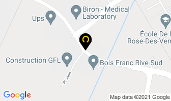 Panex Les Industries Inc in Brossard map