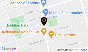 Panorama Art Studio in North York map