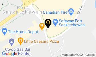 Papa John's Pizza in Fort Saskatchewan map