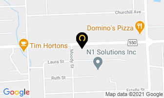 Papa Pizza in East Angus map