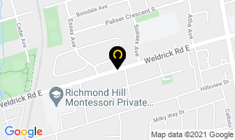 Papadopoulos P in Richmond Hill map
