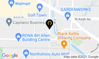 Papertech Inc in North Vancouver map