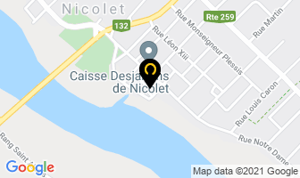 Papeterie St-Laurent in Nicolet map