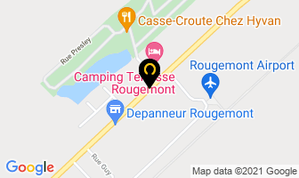 Papier Rouville Inc in Rougemont map