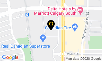 Paradigm Health Group in Calgary map