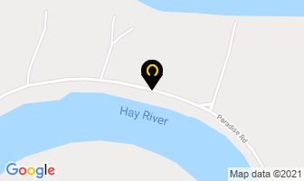 Paradise Garden & Campground in Hay River map