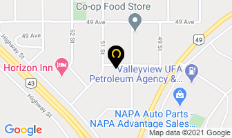 Paradise Inn & Suites in Valleyview map