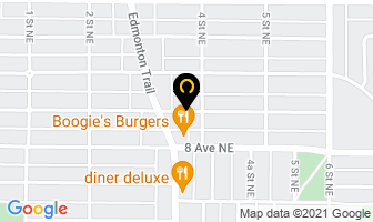 Paradise Massage in Calgary map