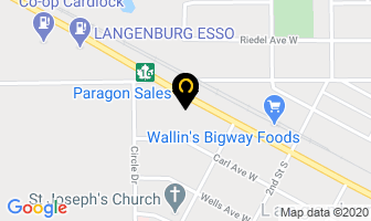 Paragon Sales Ltd in Langenburg map