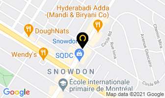 Paraide International in Montreal map