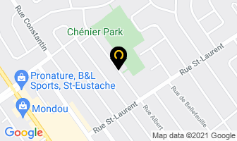 Parc Jean-Olivier Ch&eacute;nier in Saint-Eustache map