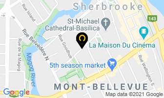 Parcours D'enfant Morneau Shepell in Sherbrooke map