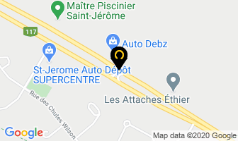Parcours Suzuki in Saint-Jérôme map