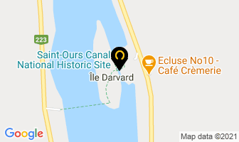 Parcs Canada-Canal St-Ours in Saint-ours map