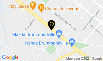Parenteau Paul in Drummondville map