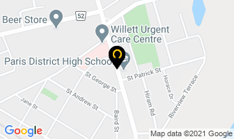 Paris District High School Student Council in Paris map