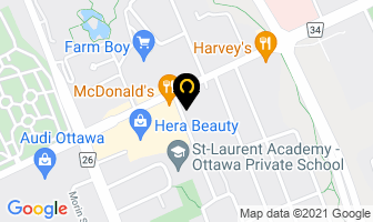 Paris Shoe Repair in Guelph map
