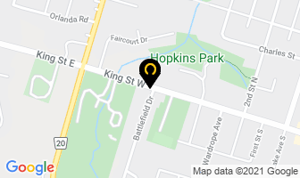 Park Avenue Hair Design in Hamilton map