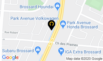 Park Avenue Volkswagen in Brossard map