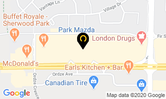 Park Mazda in Sherwood Park map