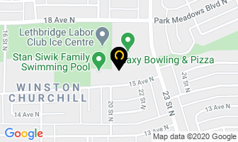 Park Meadows Christian Playschool in Lethbridge map