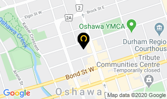 Park Paving in Oshawa map