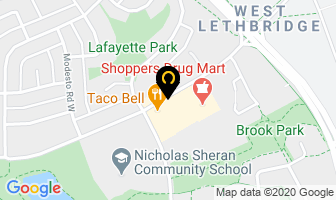 Park Pet Hospital in Lethbridge map
