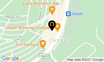 Park Place Inn in Jasper map