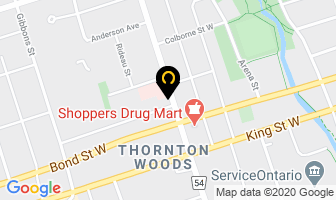Park Road Physiotherapy in Oshawa map