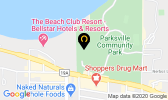 Park Sands Beach Resort in Nanaimo map