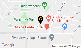 Park Steve in Swift Current map