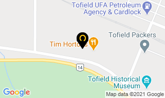 Park Stone Liquor in Tofield map