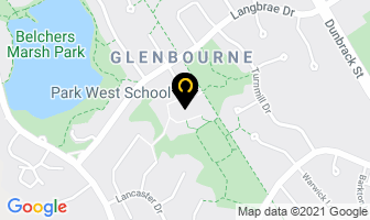 Park West School in Halifax map