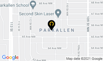 Parkallen Community League in Kenora map