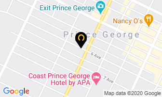 Parker Optometry Dispensary in Prince George map