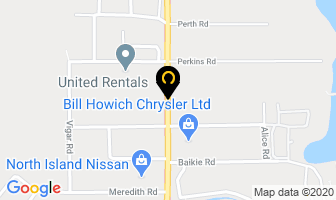 Parker Pacific Equipment Sales in Campbell River map