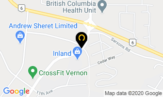 Parker Pacific Equipment Sales in Vernon map