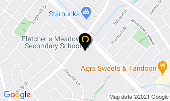 Parkholme School in Brampton map