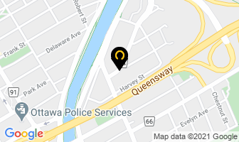 Parkins Communication Services in Ottawa map
