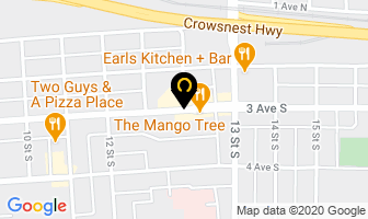 Parkinson Alberta Society in Lethbridge map