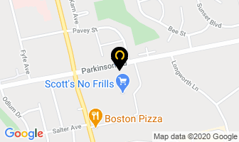 Parkinson Tire in Woodstock map
