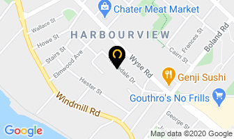 Parkland Landscaping in Dartmouth map