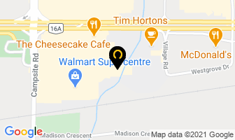 Parkland Massage Therapy in Spruce Grove map