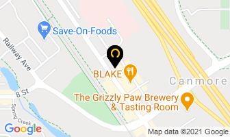 Parkland Plaza in Canmore map