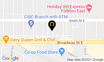 Parkland Printers Ltd in Yorkton map