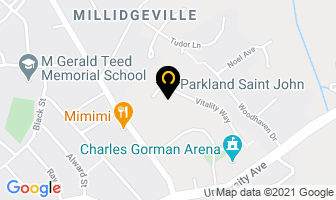 Parkland Saint John in Saint John map