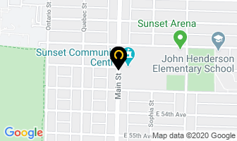 Parks & Recreation Board Community Centres Sunset in Vancouver map
